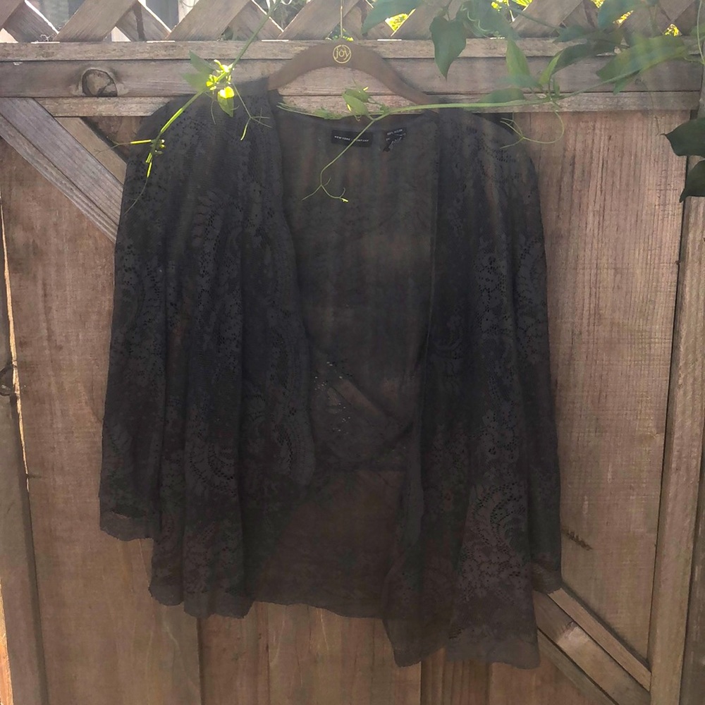 New York & Co lace shirt.